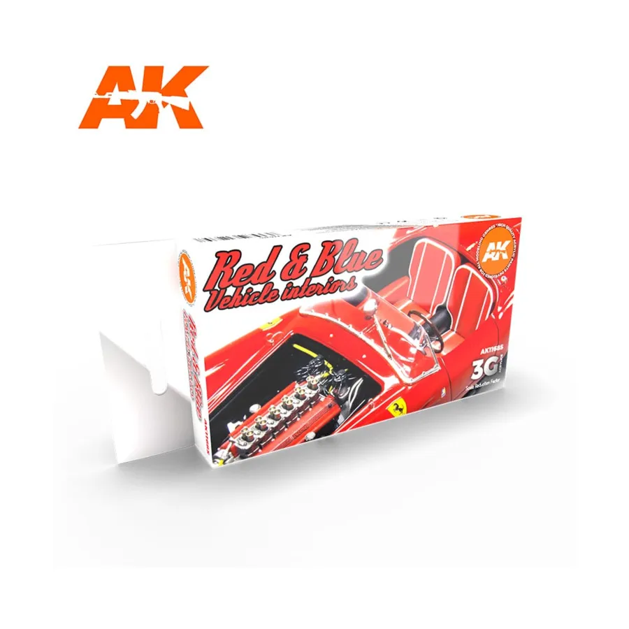

Красные и синие интерьеры автомобилей, 3rd Gen Acrylic Paint Sets