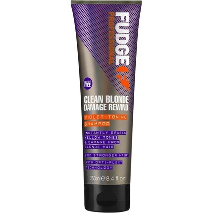 

Professional Clean Blonde Damage Rewind Шампунь Интенсивное фиолетовое тонирование с восстановлением связок 250 мл, Fudge