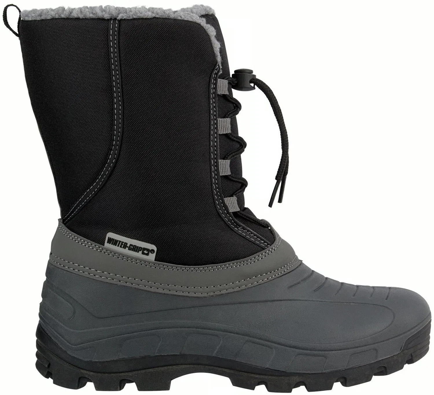 Детские зимние ботинки с защитой от влаги Frosty II Winter-Grip, Schwarz Graugrun