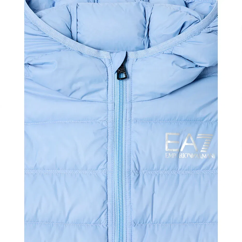 Куртка пуховая EA7 EMPORIO ARMANI, синий — фото 3