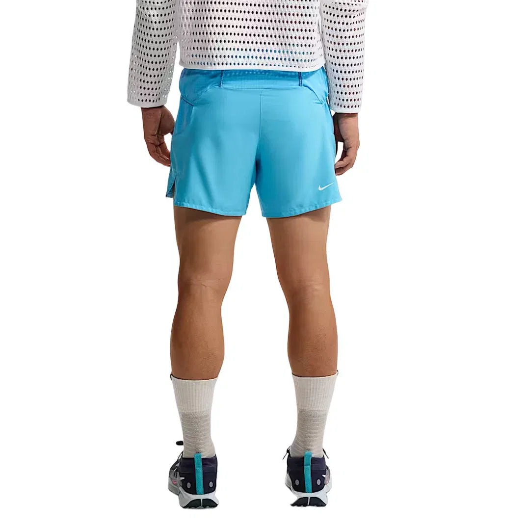 Мужские беговые шорты с принтом Nike ACG Second Sunrise Dri-FIT ADV 5-Inch Brieflined Shorts, синий — фото 2