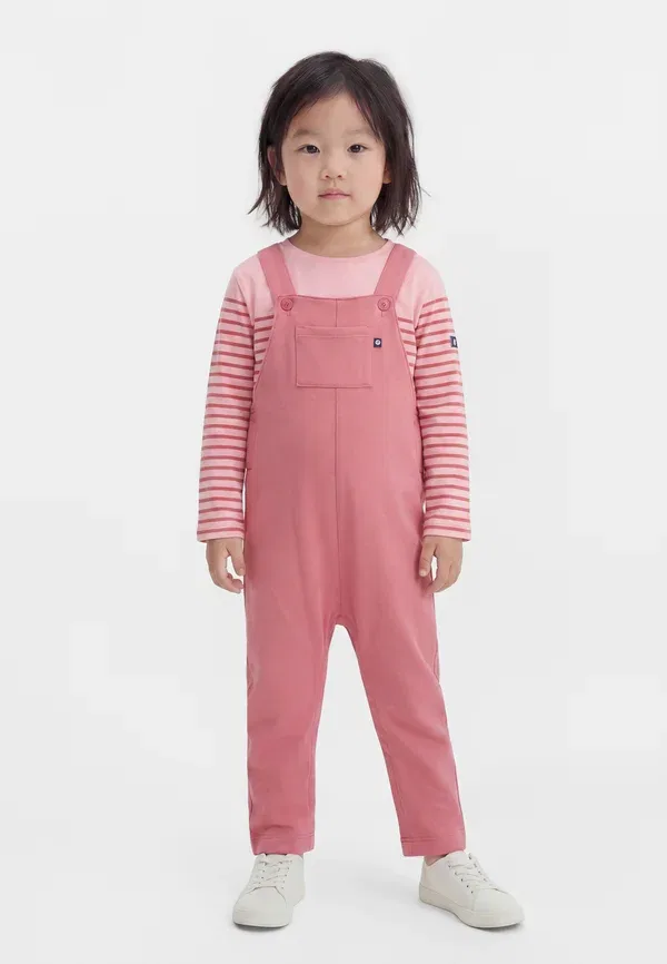 Комплект из куртки и брюк хлопковый Petit Bateau Pink, розовый