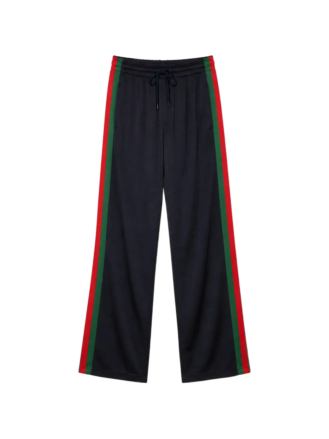 Спортивные брюки из шелкового хлопка с тесьмой Web Gucci, синий