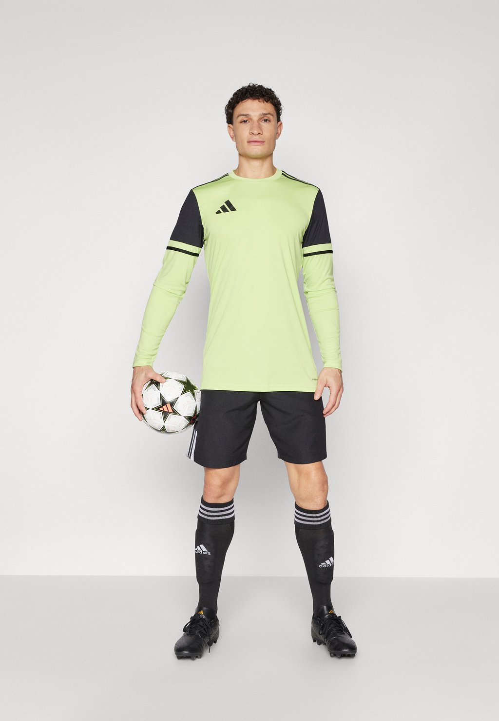 Топ с длинными рукавами SQUADRA25 GOALKEEPER adidas Performance, неоново-желтый — фото 2