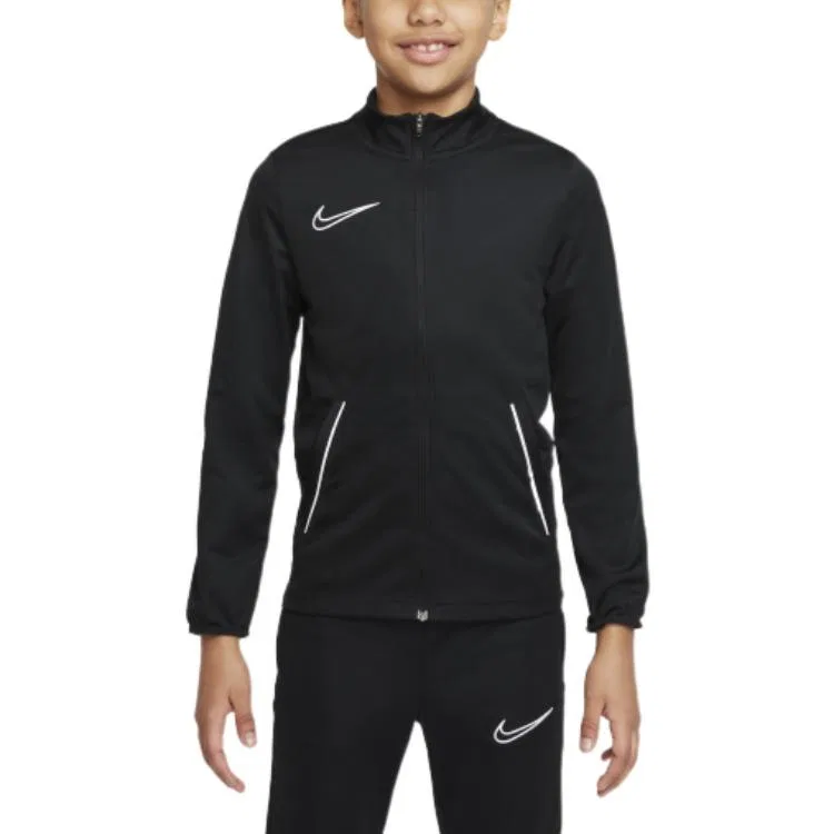 Детский комплект спортивной одежды с воротником-стойкой Nike, Цвет Black Black — фото 4