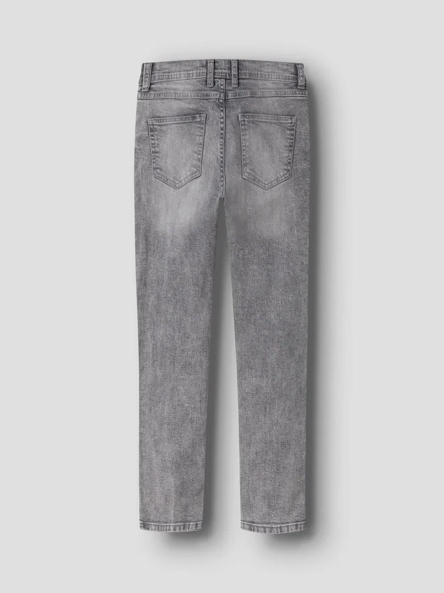 Джинсы NAME IT Slim fit 'NKMSILAS' серого цвета — фото 2