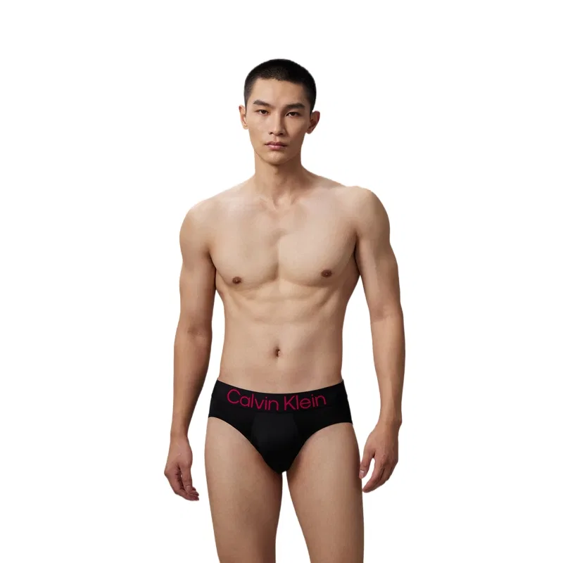 Мужские трусы-боксеры 3 шт, Calvin Klein, Space Black/Charcoal Gray/Maple Leaf Red — фото 4