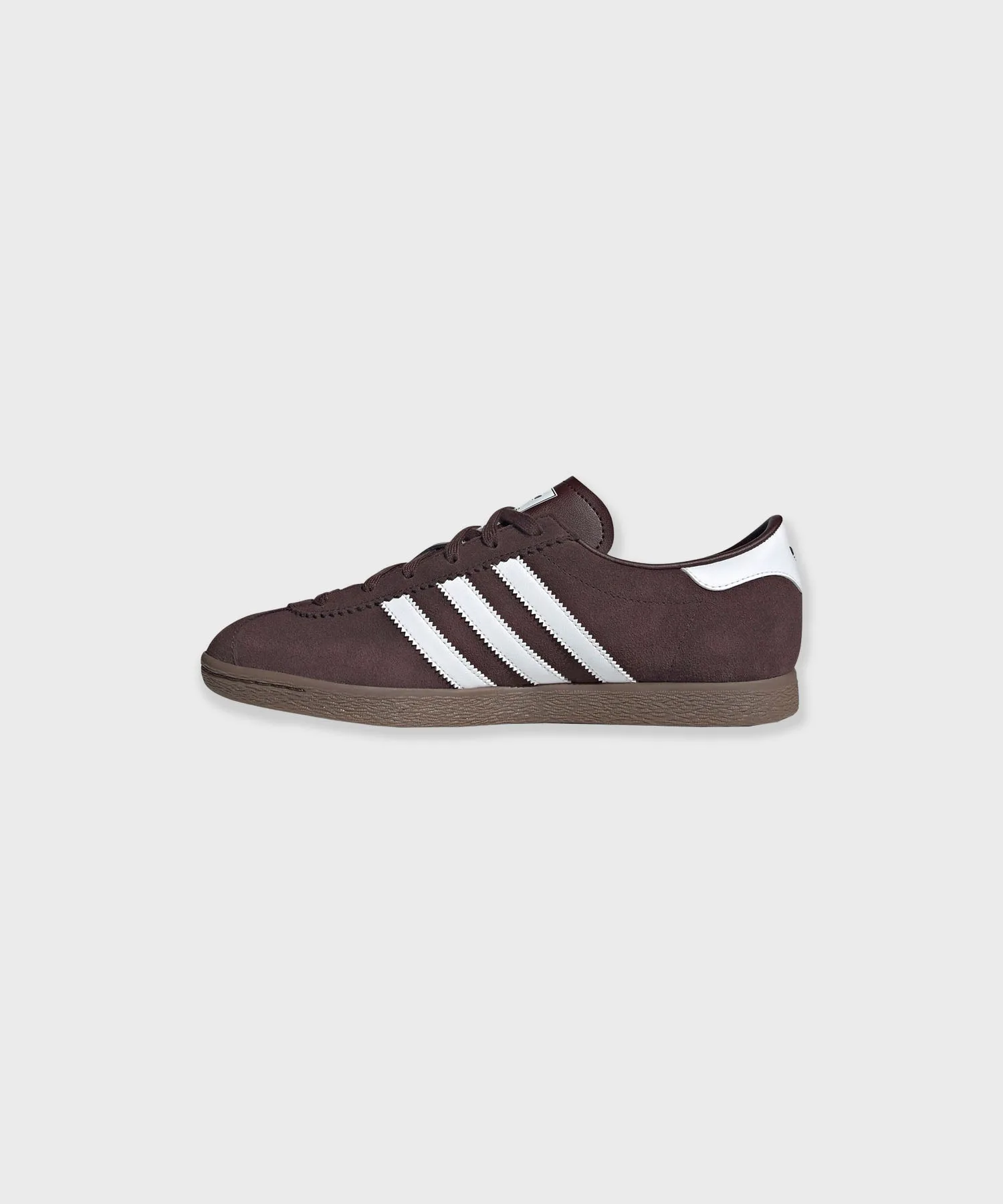 Унисекс кроссовки из синтетической кожи STADT adidas тёмно-коричневые — фото 2