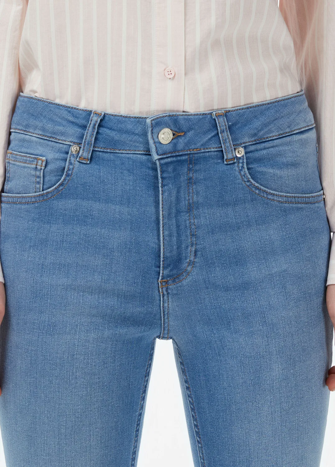 Джинсы Lacoste Slim Fit, синие — фото 4
