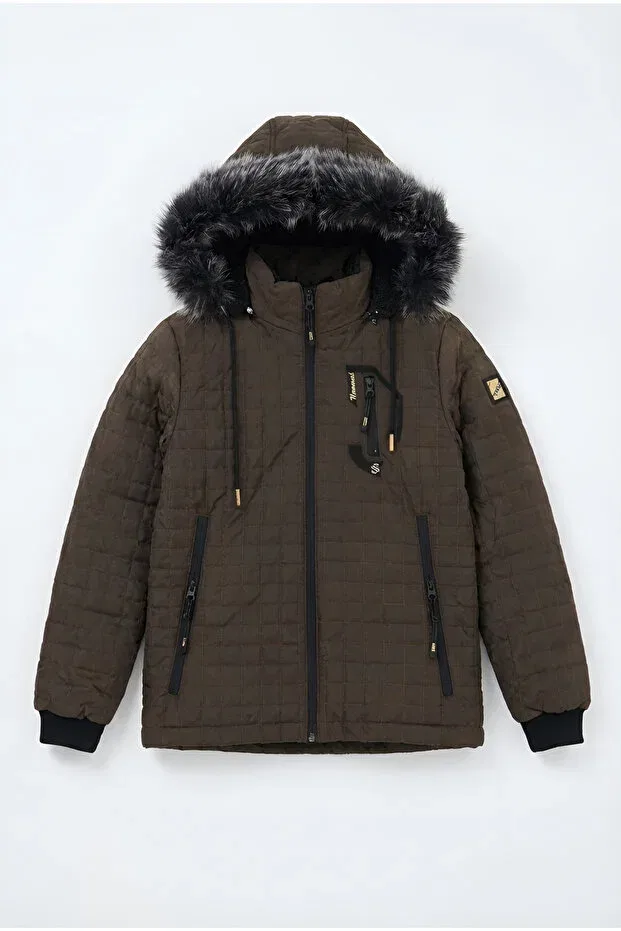 Детское пальто для девочек стеганое Civiltipolo, Brown