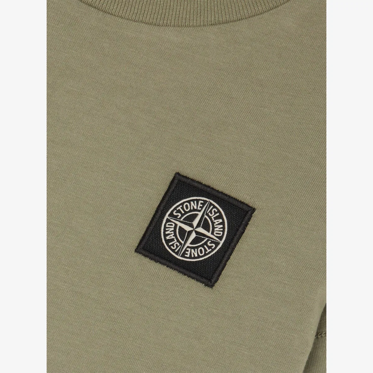 Хлопковая футболка с фирменным логотипом, размер 2-14 лет Stone Island, коричневый — фото 2