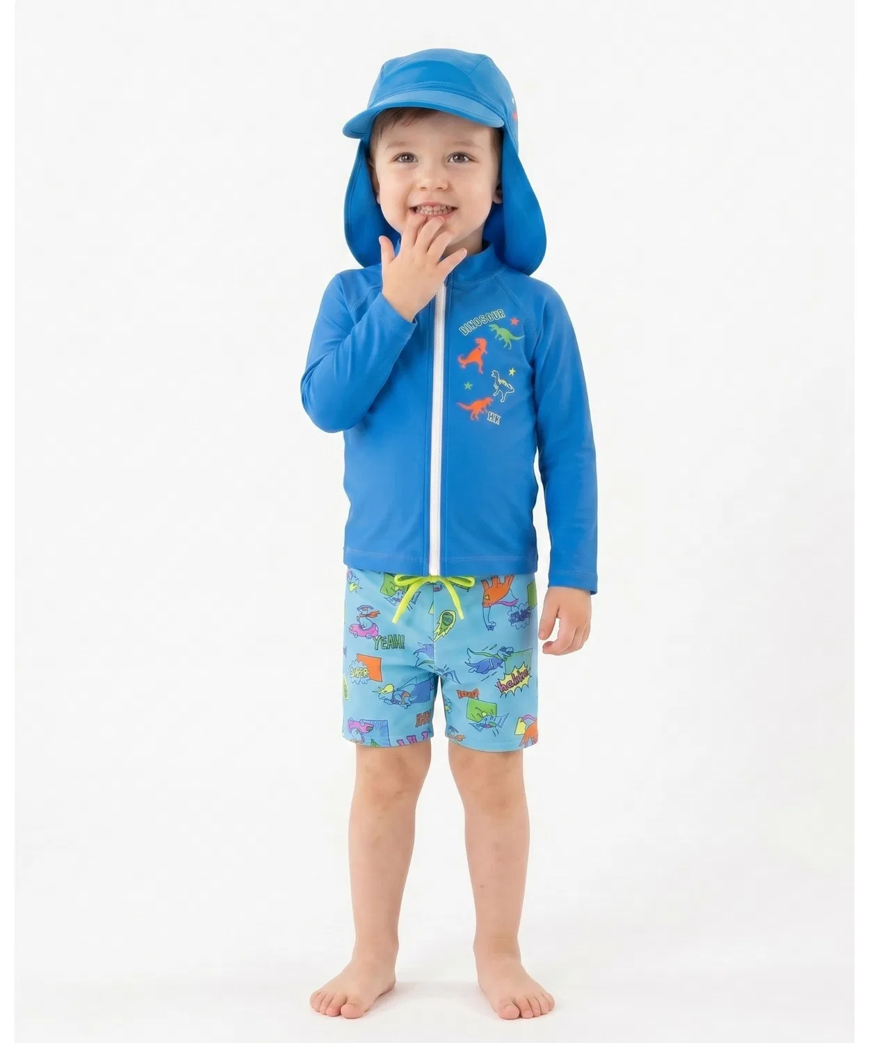 Детские плавки с принтом Game Shark Super Dino Hero hakka baby, Blue