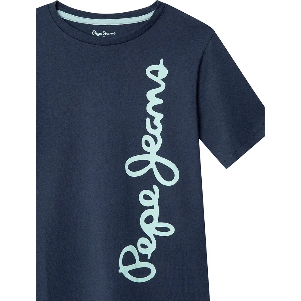 Футболка с коротким рукавом Waldo Pepe Jeans, синий — фото 3
