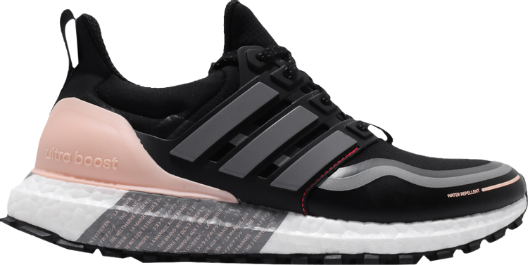 Кроссовки Adidas Wmns UltraBoost Guard 'Black Grey Pink', черный - фото