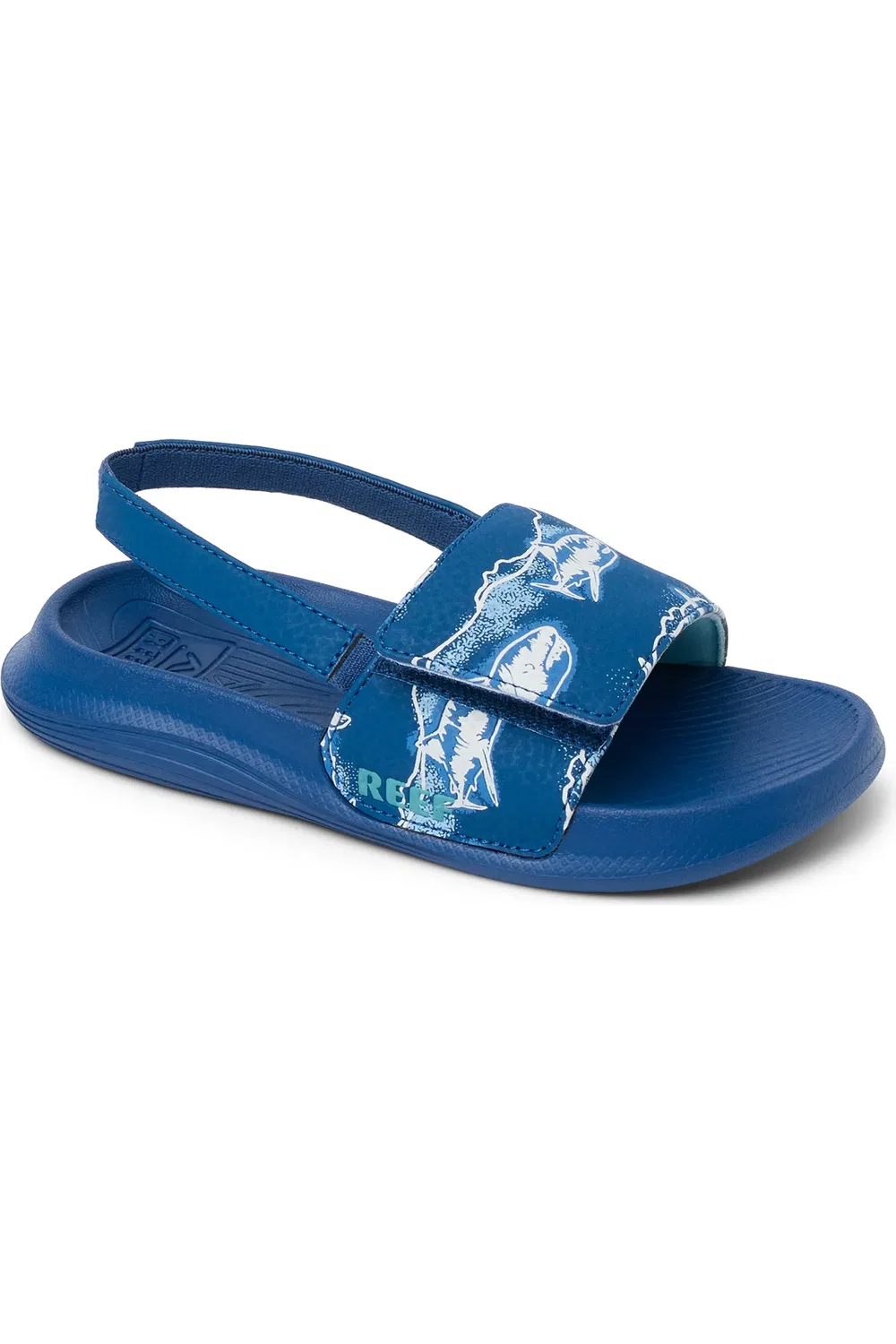 Сандалии детские регулируемые Salty Slingback Reef, Royal Sharks