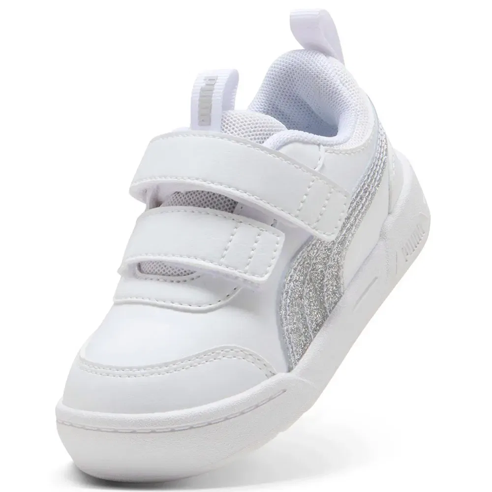 Детские кроссовки для девочек Multiflex 2 Glitz FS V Puma, White — фото 4