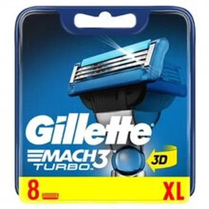 Сменные картриджи для бритвы Gillette Mach 3 Turbo, 4 шт.