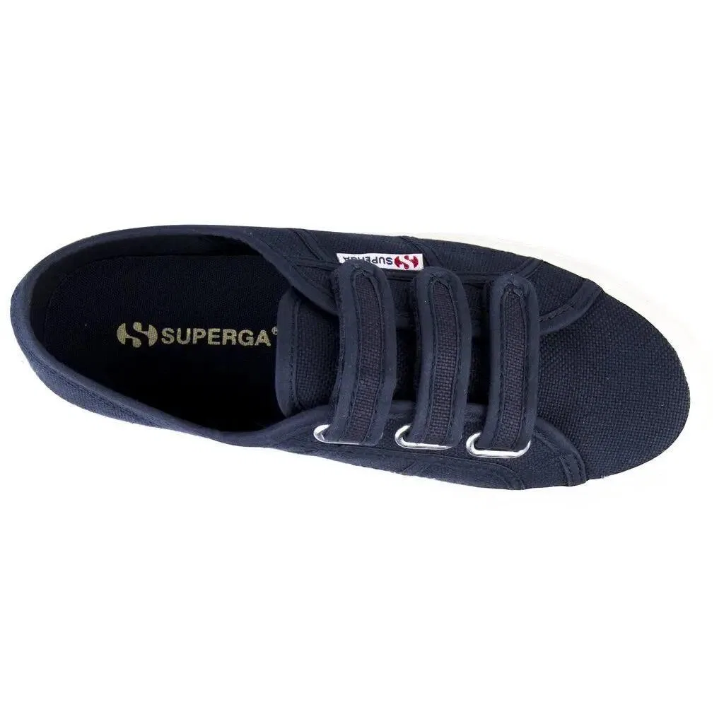 Детские кеды Superga 2750-Cot3Strapu, Blau Navyblau Mitternachtsindigo — фото 4