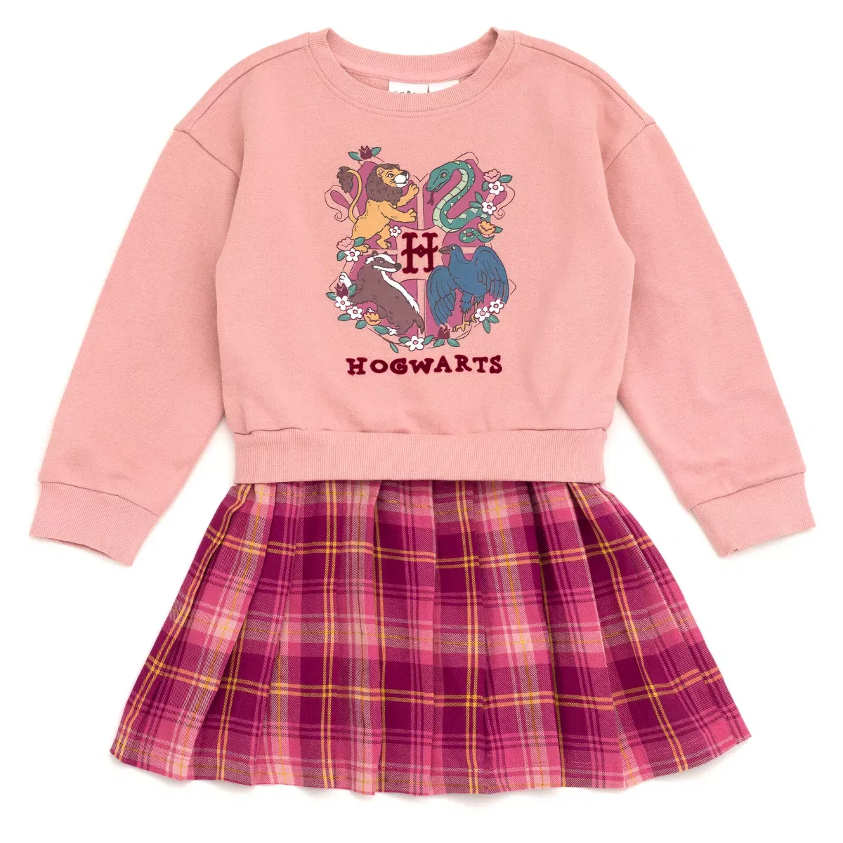 Детское платье с принтом Harry Potter Flannel Oversized Dress Harry Potter, Mellow Rose