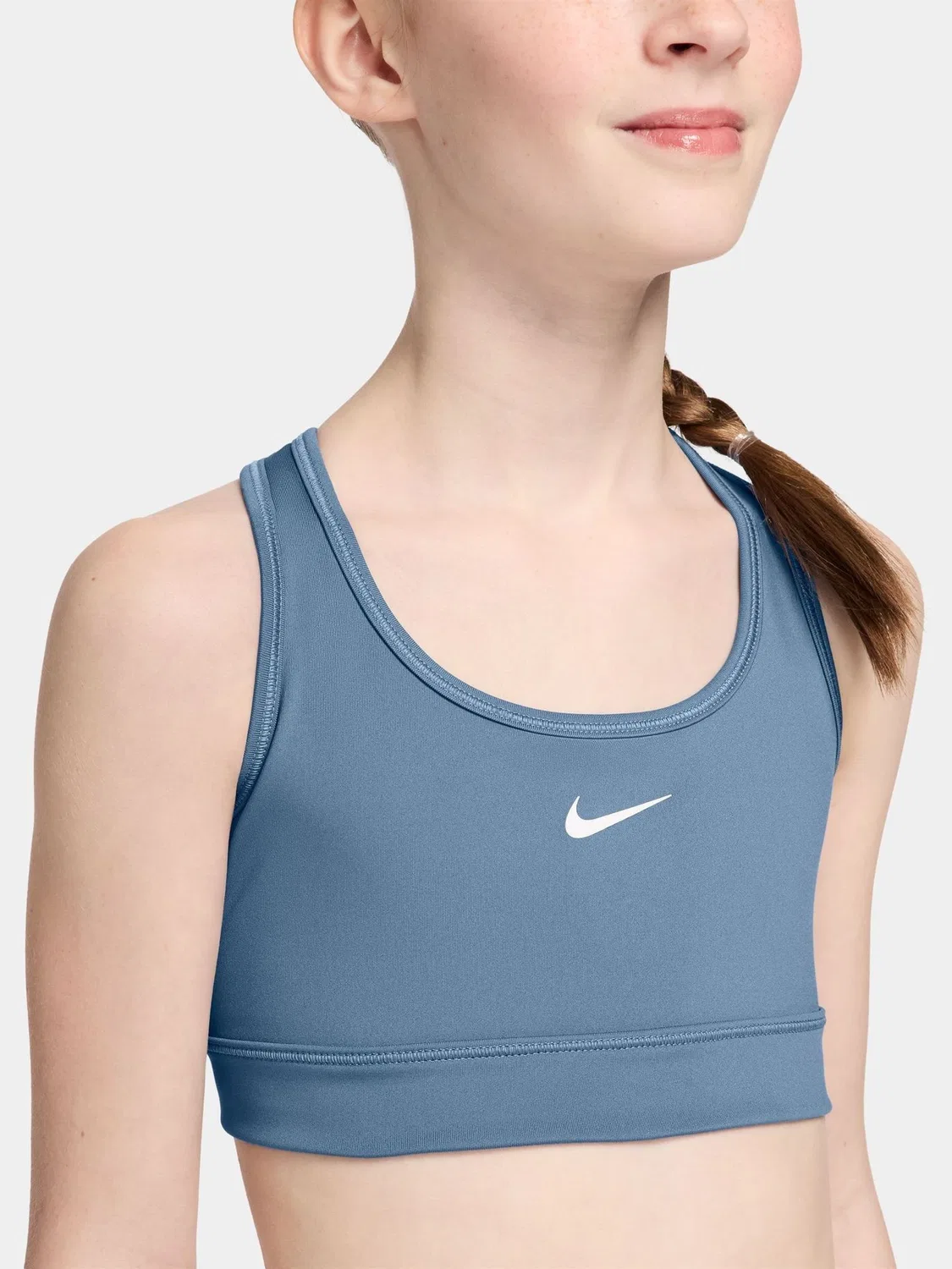 Спортивный бюстгальтер Nike Swoosh, Work Blue — фото 3