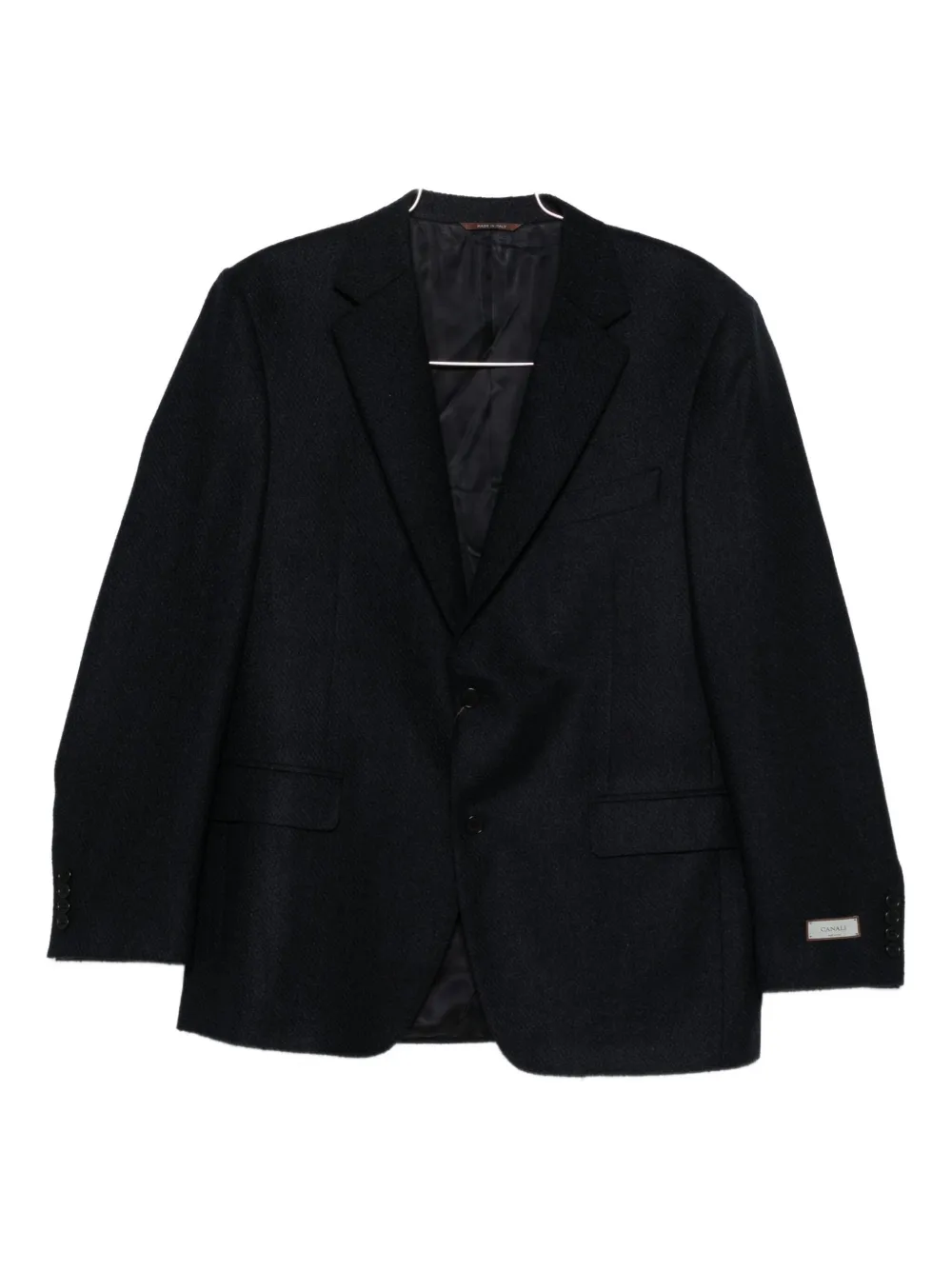 

Однобортный блейзер Canali, синий