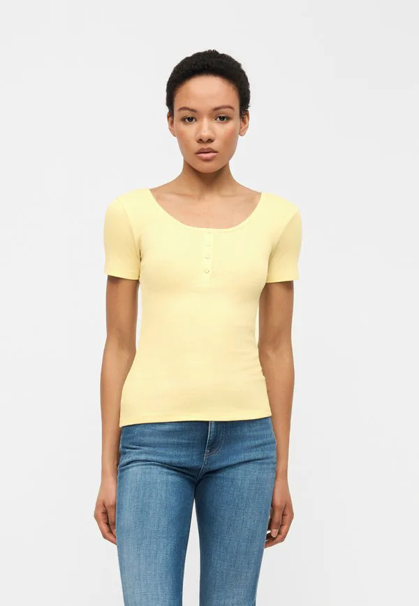 

Базовая футболка pckitte Pieces, French Vanilla, Желтый, Базовая футболка pckitte Pieces, French Vanilla