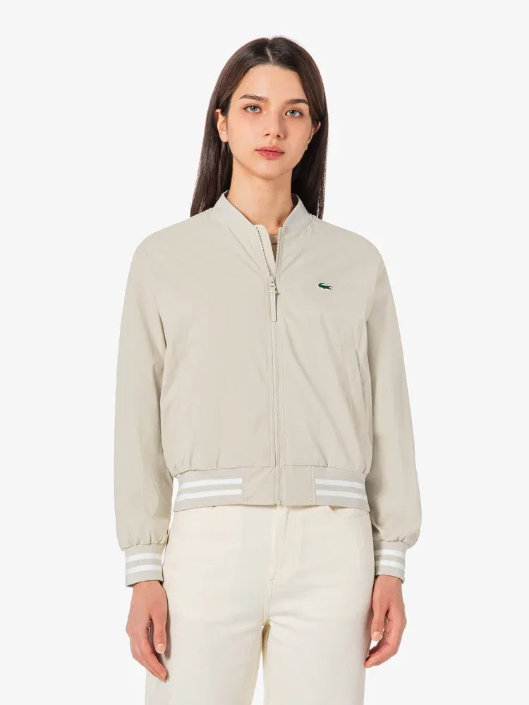 Куртка теннисная LACOSTE Stadium, Beige — фото 4