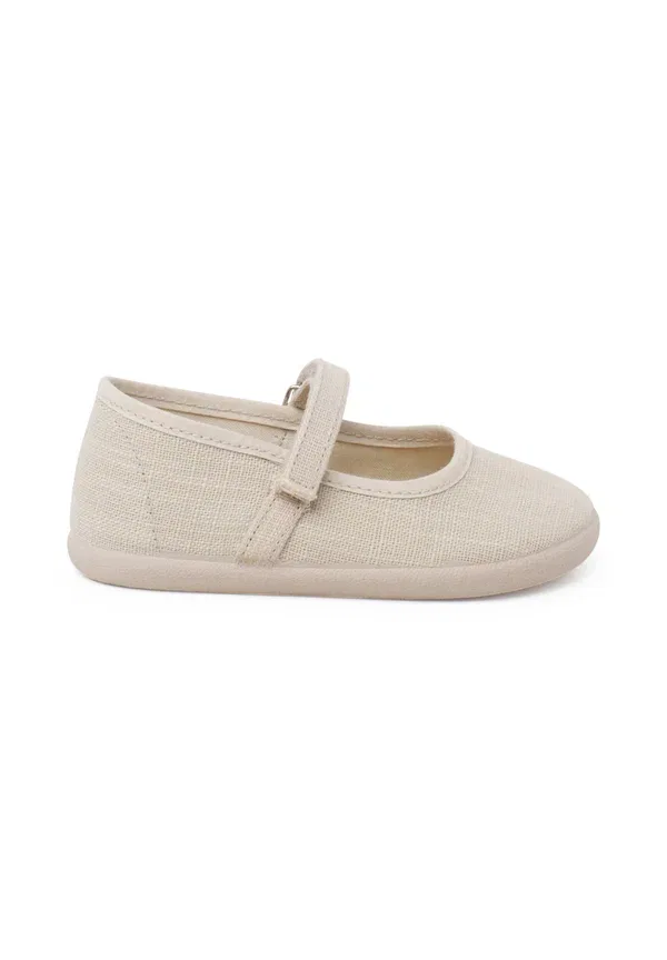 Балетки текстильные Ligero cierre adherente - ankle strap ballet pumps Pisamonas, Crudo