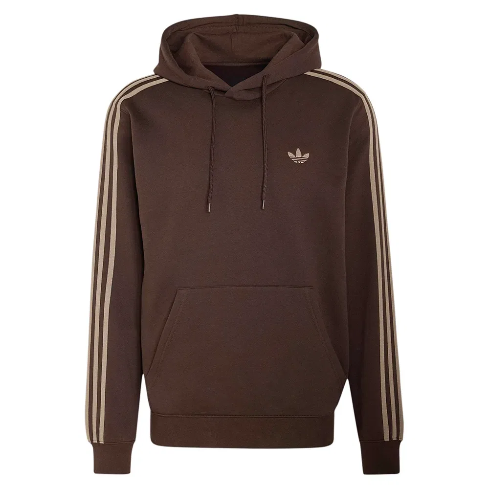 Худи 3 Stripes Adidas Originals, коричневый — фото 3