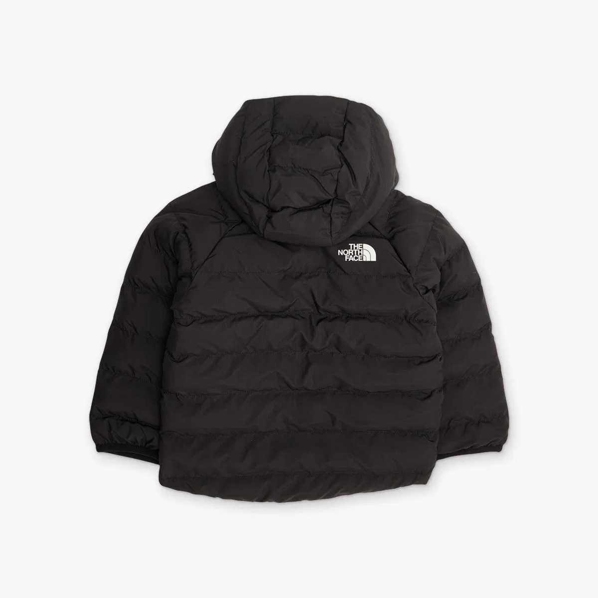 Двусторонняя тканая куртка с капюшоном Perrito, размер 6-24 месяца The North Face, черный — фото 3