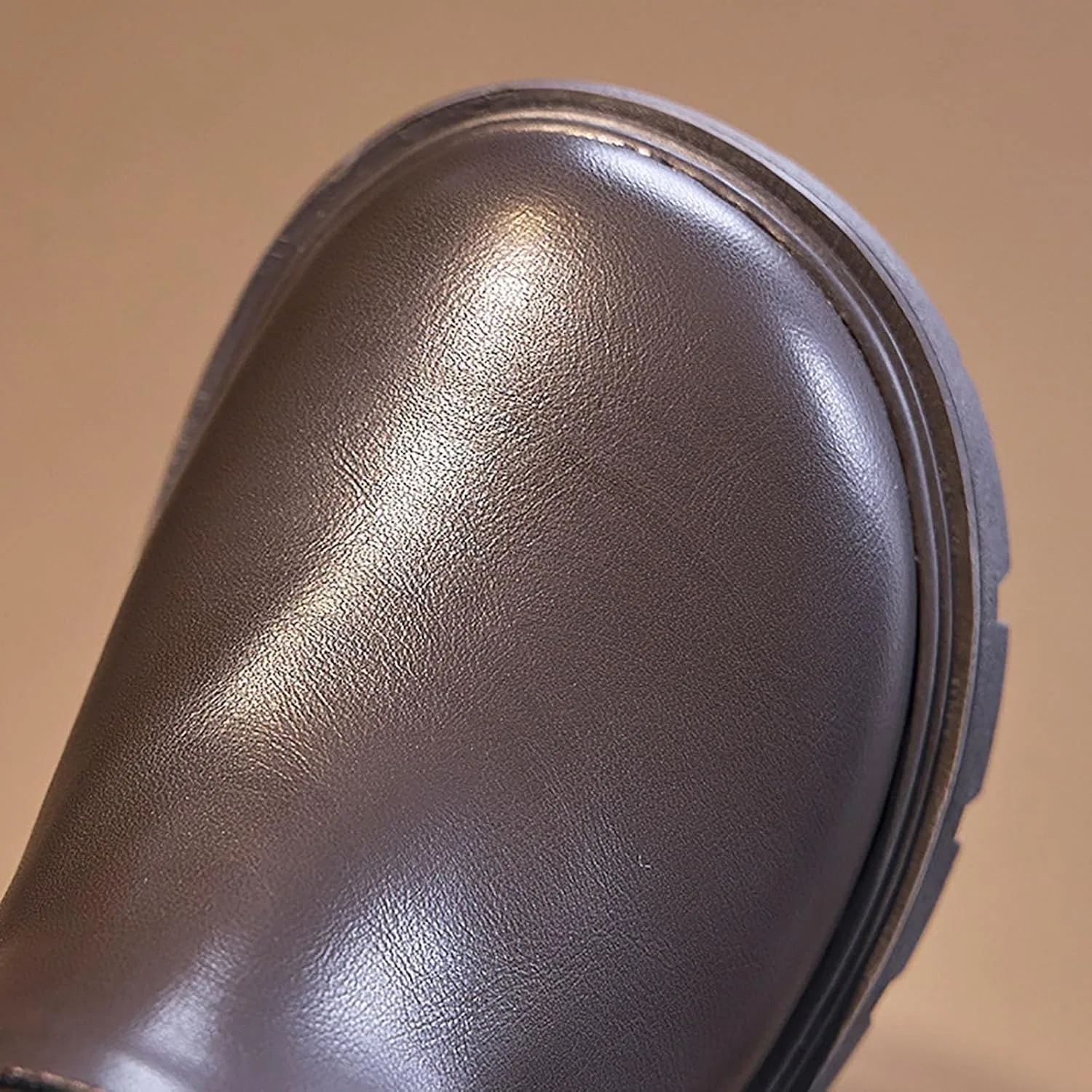 Детские сапоги для девочек с принтом Western Riding Boots, Brown — фото 4