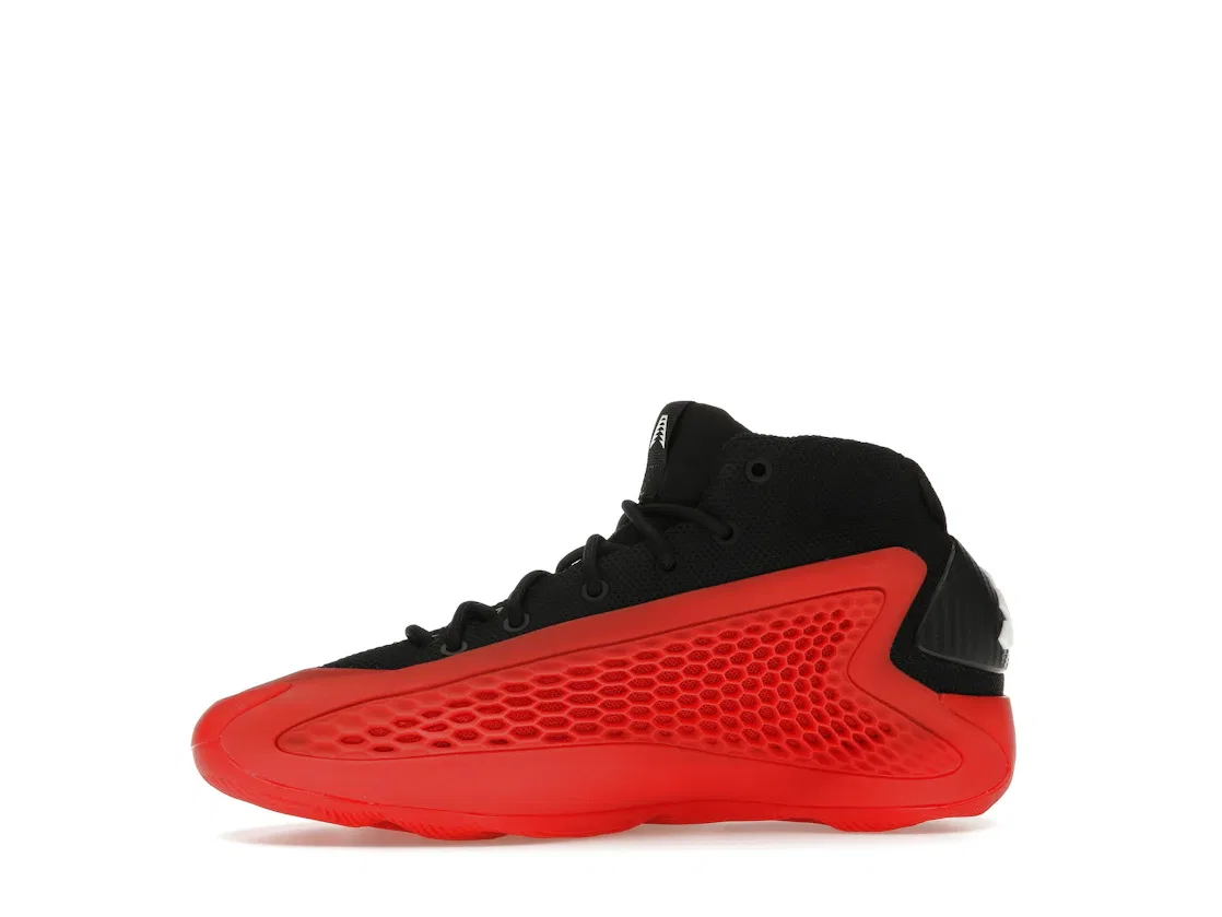 Детские кроссовки для мальчиков с верхом из синтетики Adidas AE 1, Black/Red/White — фото 3