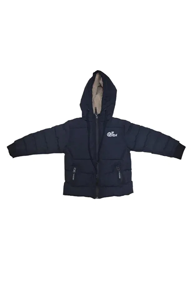 Детское пальто для девочек с капюшоном Lifeformoda, Navy Blue