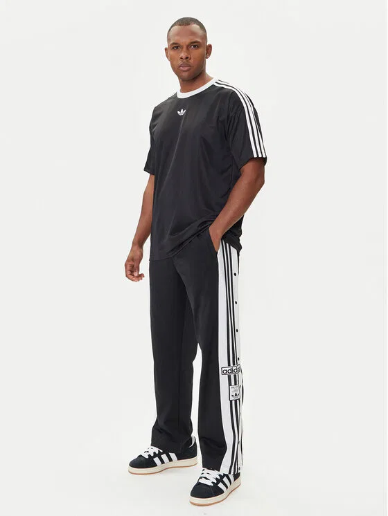 Футболка loose fit adicolor Jacquard Adidas, черный — фото 2