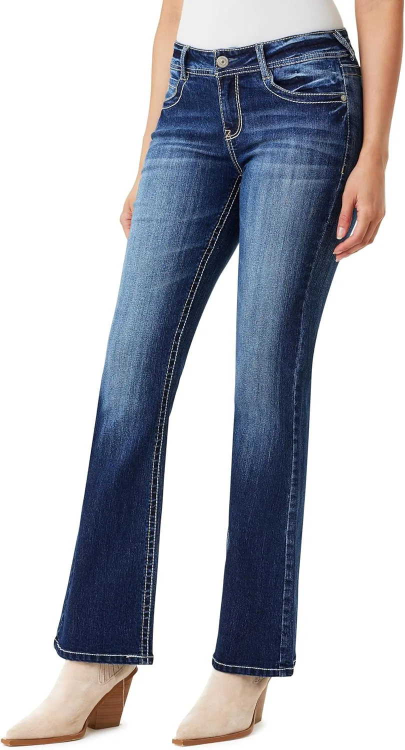 

Женские джинсы WallFlower Feisty Curvy Low Rise Slim Flare Insta Stretch