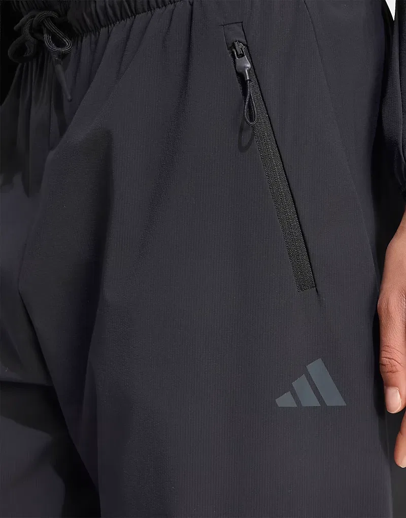 Брюки Adidas Performance Adidas ZNE из тканого материала, черный — фото 2