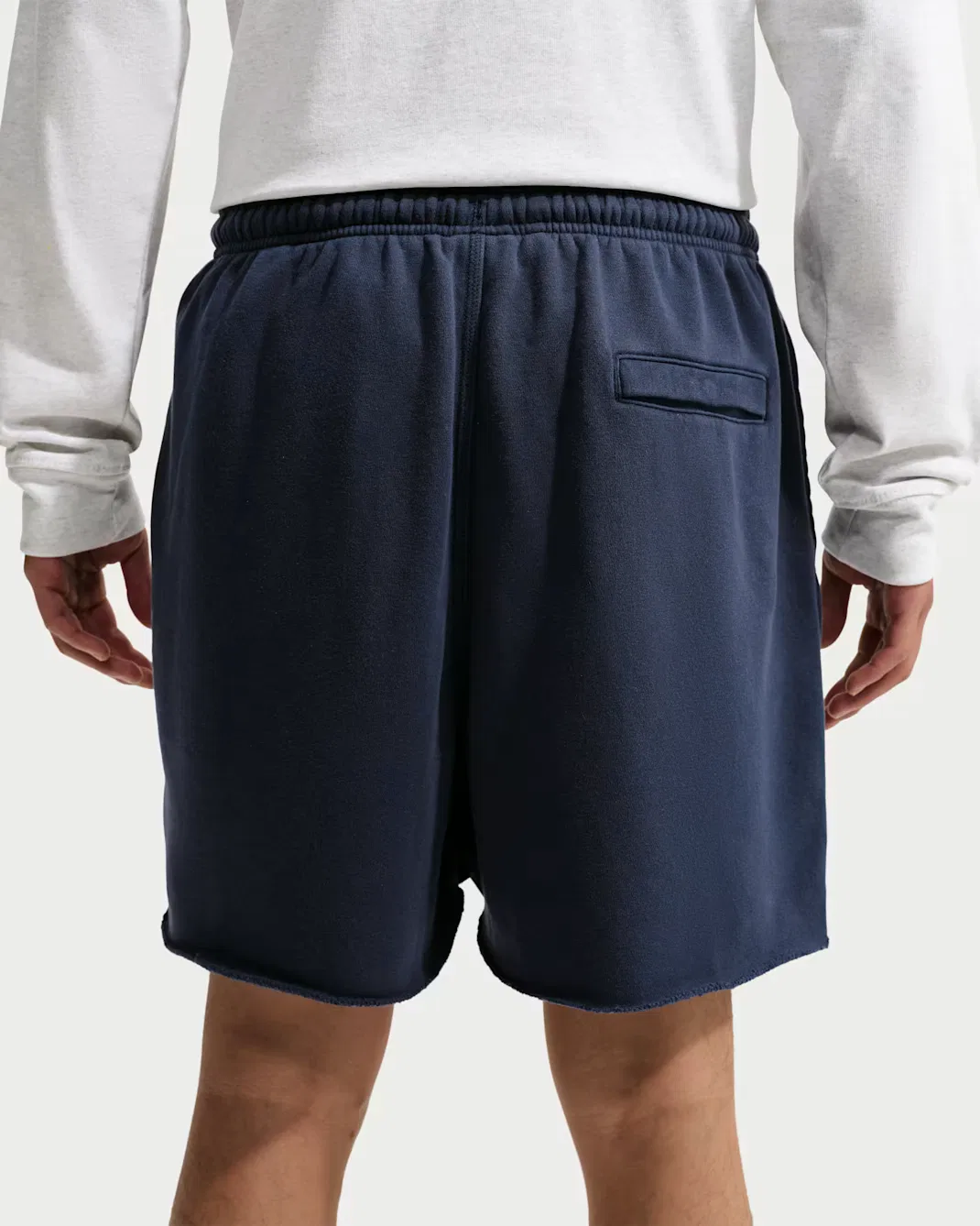 Мужские флисовые шорты Nike Sportswear Club, Obsidian/University Gold — фото 3