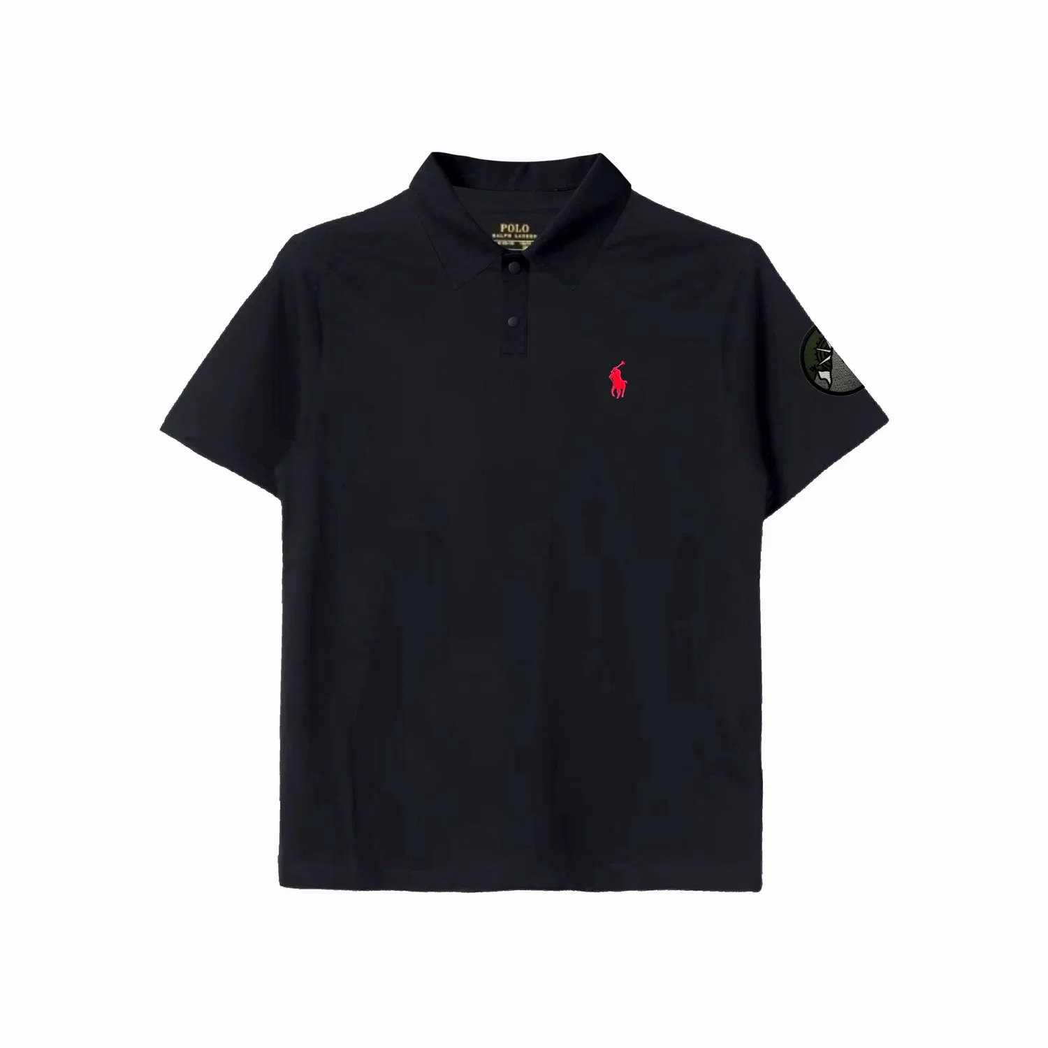 Детская футболка с поло-воротником Polo Ralph Lauren, Black