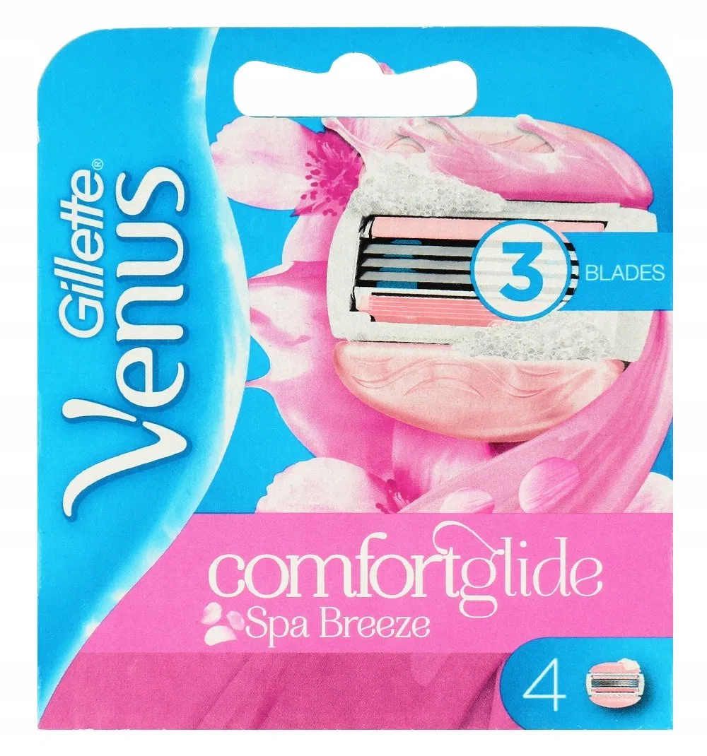 Набор сменных кассет для бритвы Gillette Venus Spa Breeze, 4 шт