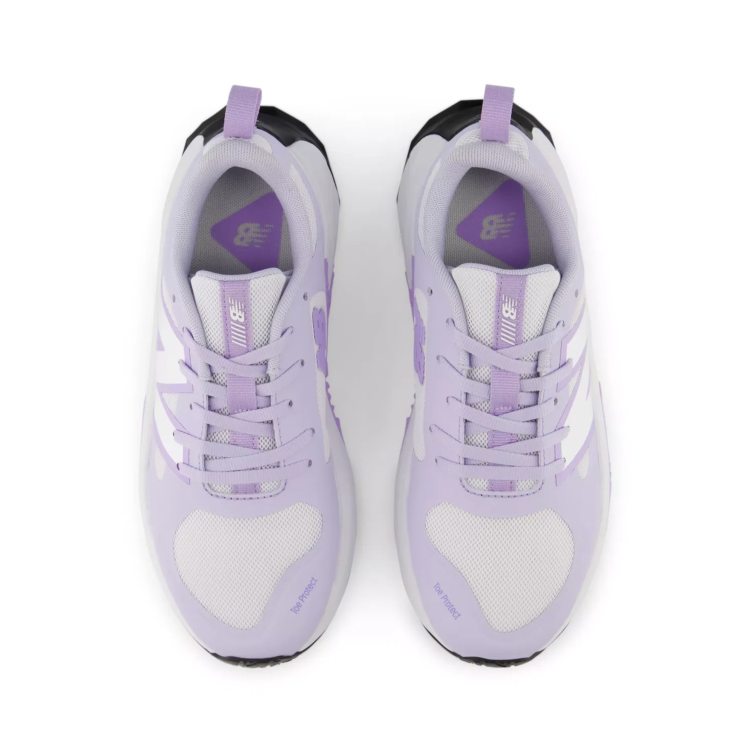 Детские кроссовки для мальчиков и девочек на шнуровке FuelCell Play New Balance, Smoked Violet With Lilac Glo And White — фото 4