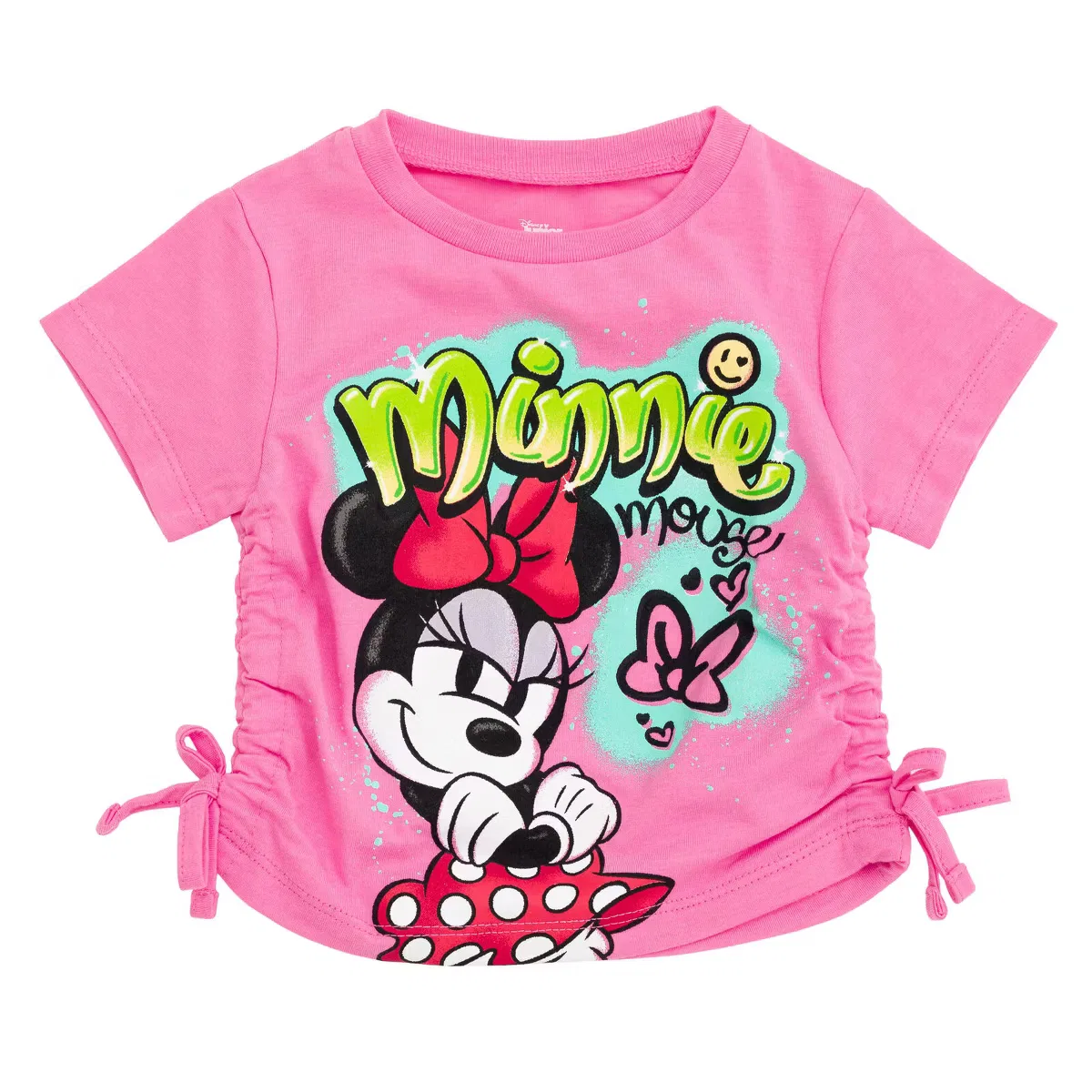 Комплект футболка и брюки-клеш с принтом Minnie Mouse Disney, Pink — фото 3