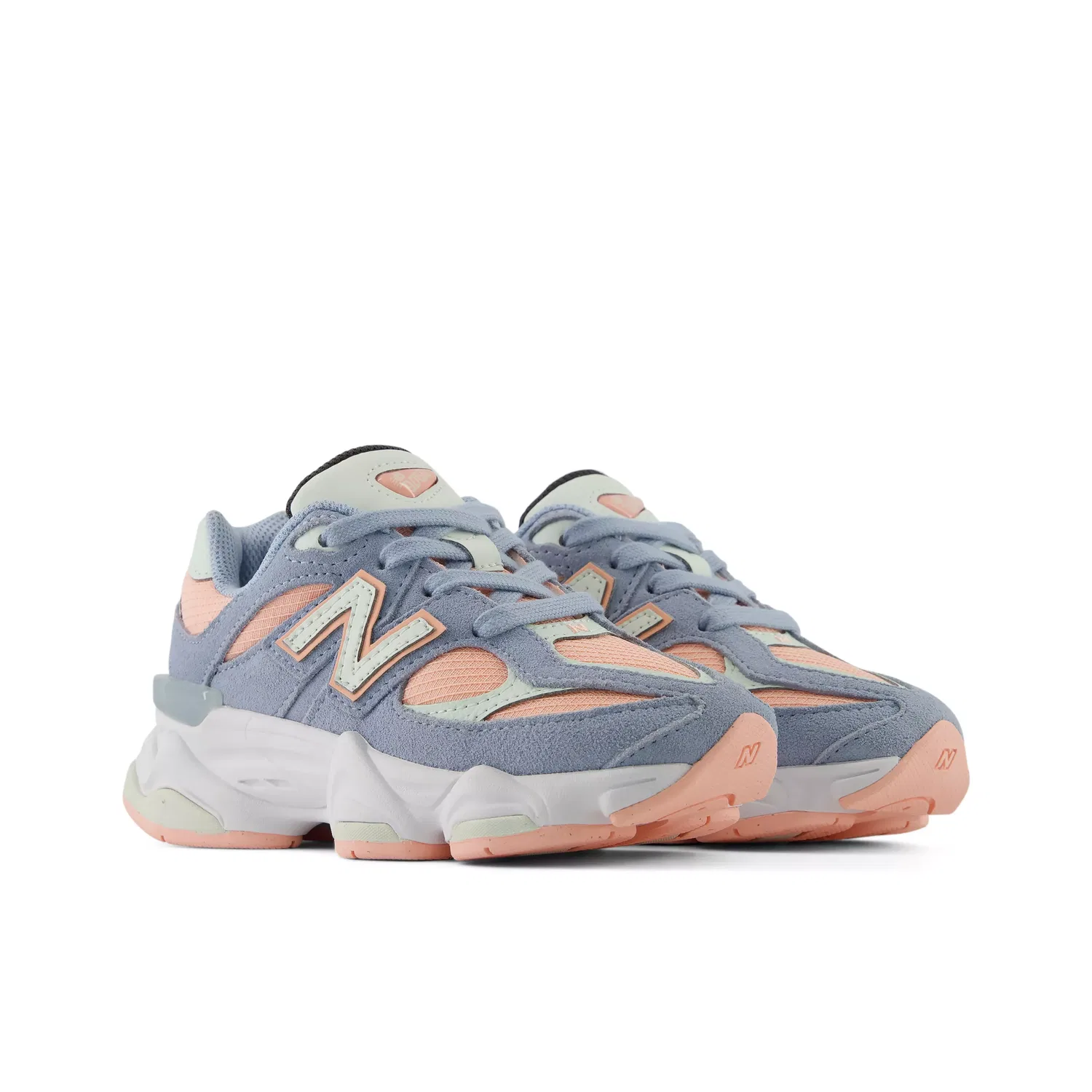 Детские кроссовки New Balance 9060 Lace, Mint Water With Light Arctic Grey — фото 2