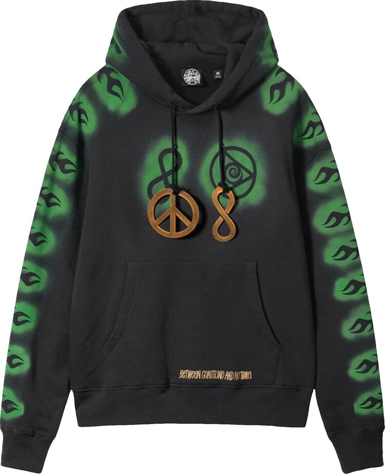 

Худи Stussy x Dries Van Noten Embroidered Hoodie 'Black', черный