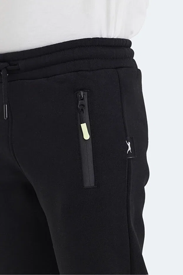 Детские спортивные штаны для мальчиков с молнией Slazenger, Black — фото 4