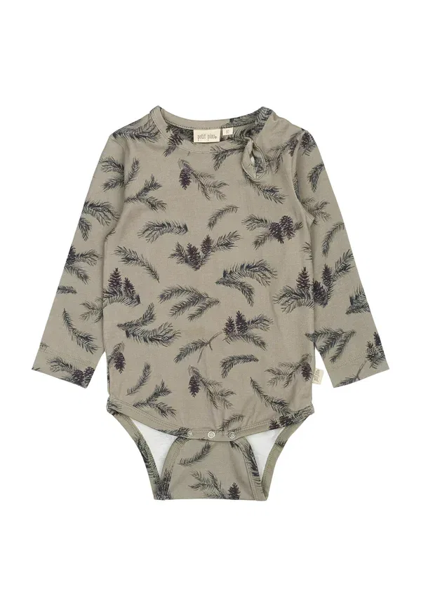 Футболка хлопковая Printed Petit Piao, pine, сосновый