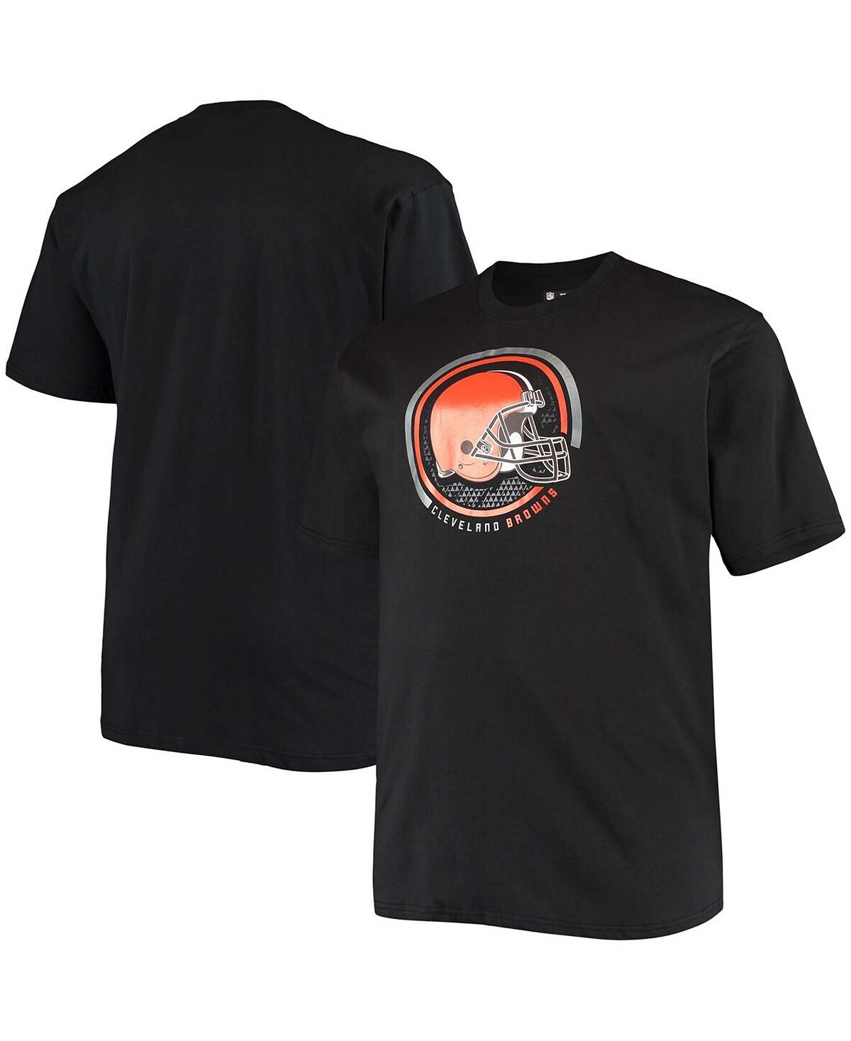

Мужская футболка big and tall black cleveland browns color pop Fanatics, черный