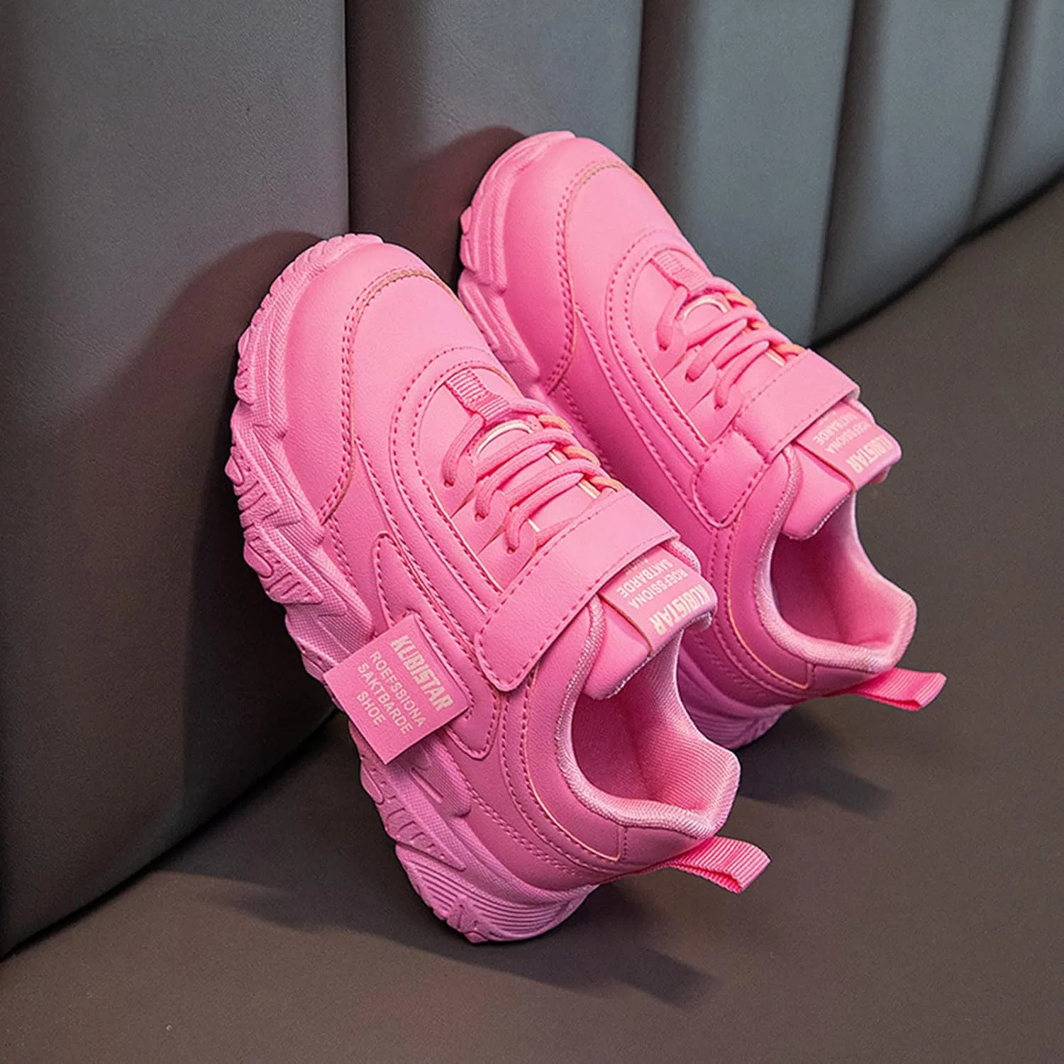 Детские кроссовки для мальчиков и девочек с легким верхом, Hot Pink — фото 4