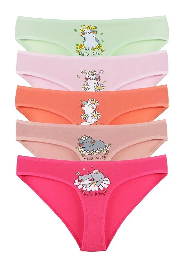 Детский комплект трусов для девочек хлопковый kids2600 model-1 Sensu, Multicolor