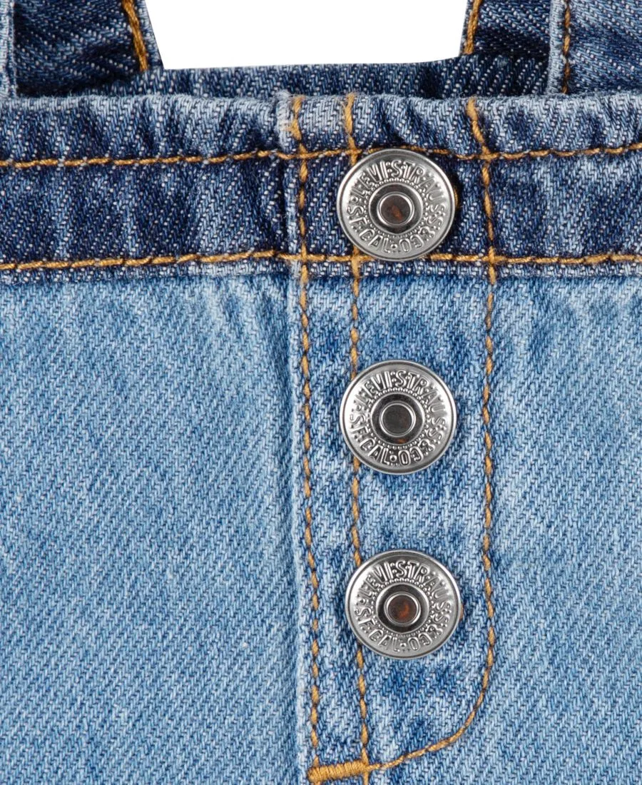 Комбинезон-платье с цветочной аппликацией Levi's, Blue — фото 3