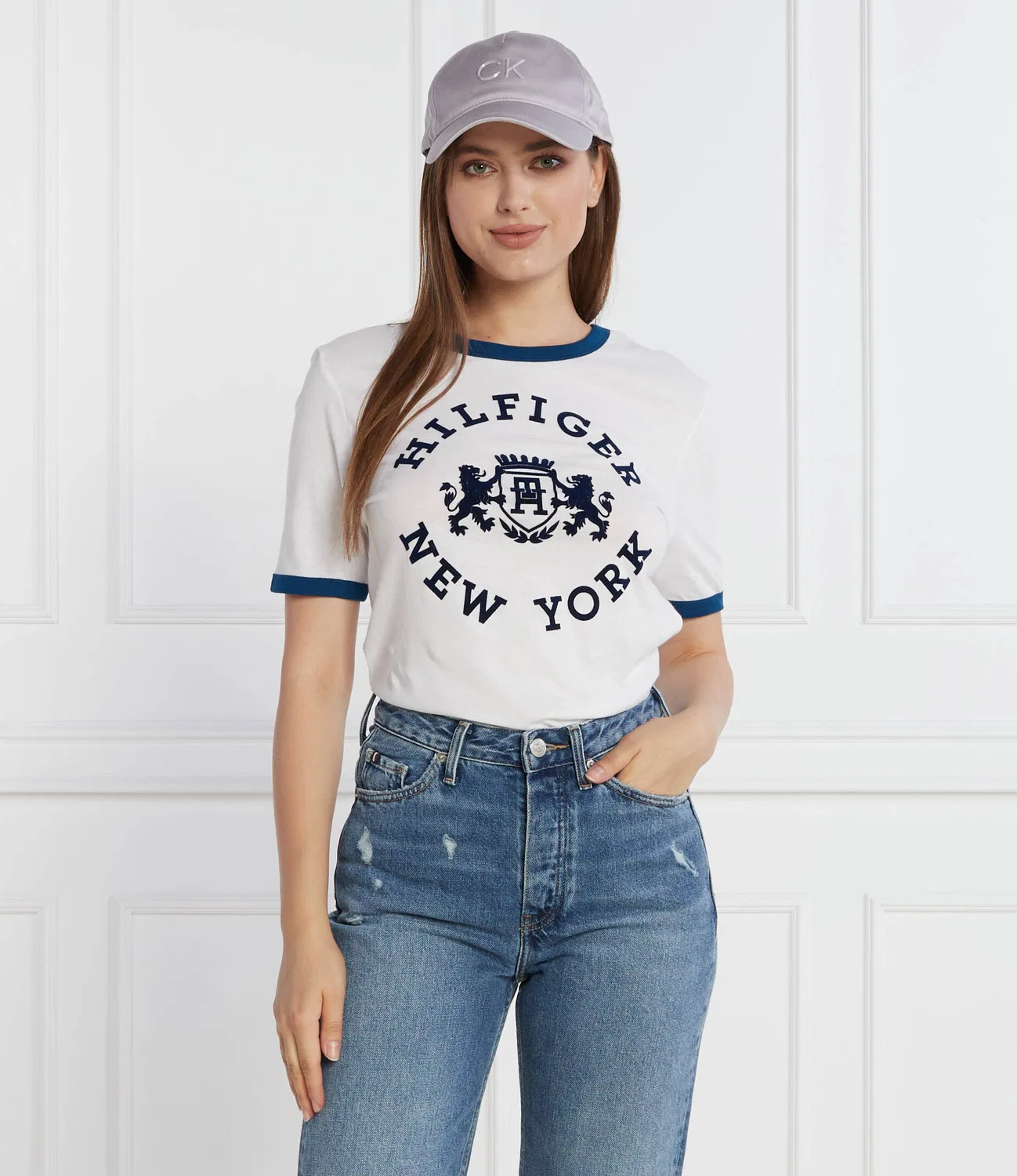 Футболка хлопковая Tommy Hilfiger, Bianco — фото 3